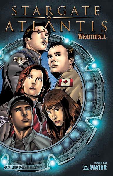 featuring an all new Stargate Atlantis comic book tale